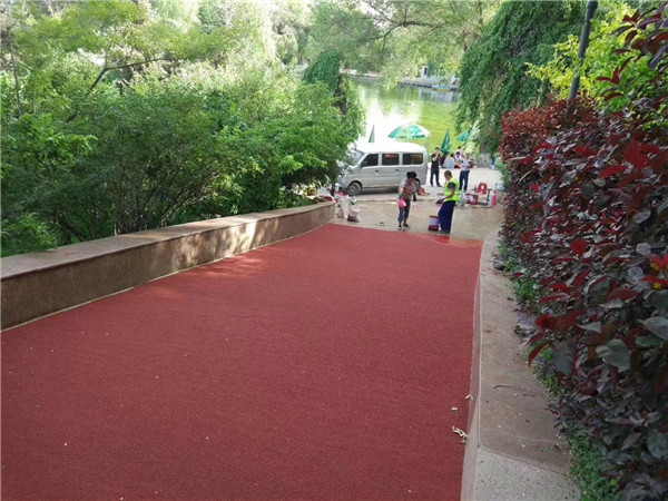 鹰潭彩色路面施工